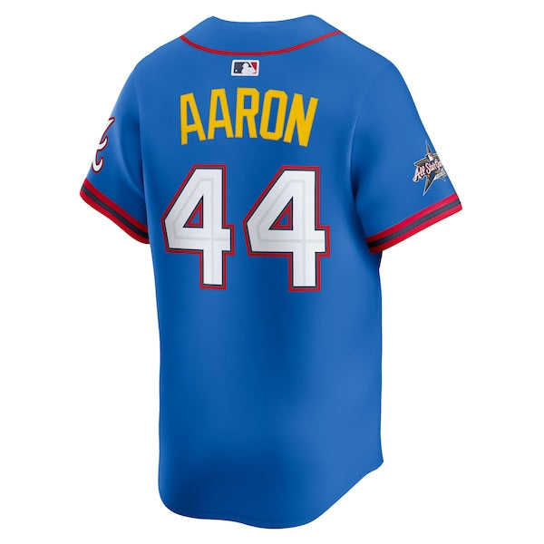 Hank Aaron National League Nike 2025 All-Star Game Home Run Derby Jersey - Blue - Image 4