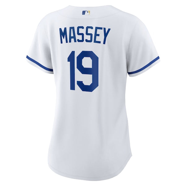 Michael Massey Kansas City Royals Nike Women's Home Replica Jersey - White - Image 3