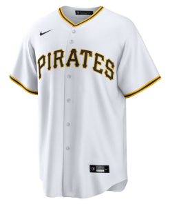 Alternative view of Jarl¨ªn Garc¨ªa Pittsburgh Pirates Nike Home  Replica Player Jersey - White
