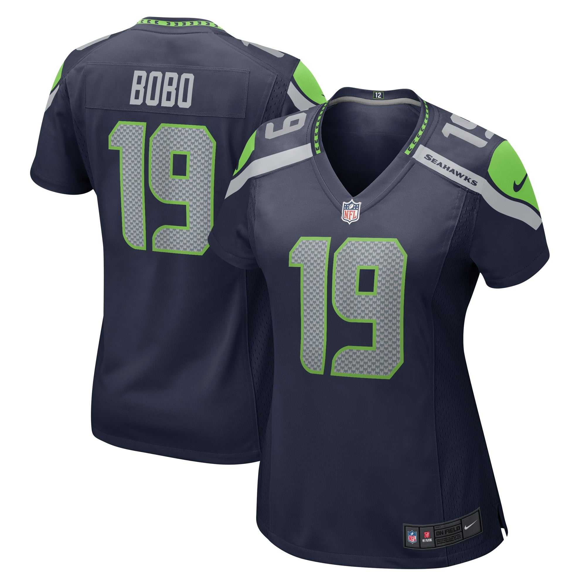 Jake Bobo Seattle Seahawks Nike Women's Team Game Jersey - College Navy/Navy - Image 12
