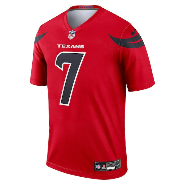 C.J. Stroud Houston Texans Nike Alternate Legend Player Performance Top - Red/Navy - Image 3