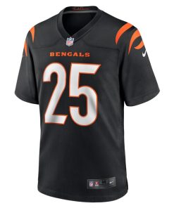 Alternative view of Chris Evans Cincinnati Bengals Nike Game Jersey - Black