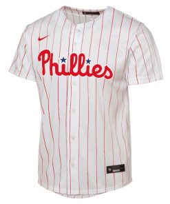 Alternative view of Kyle Schwarber Philadelphia Phillies Nike Youth Replica Jersey - White