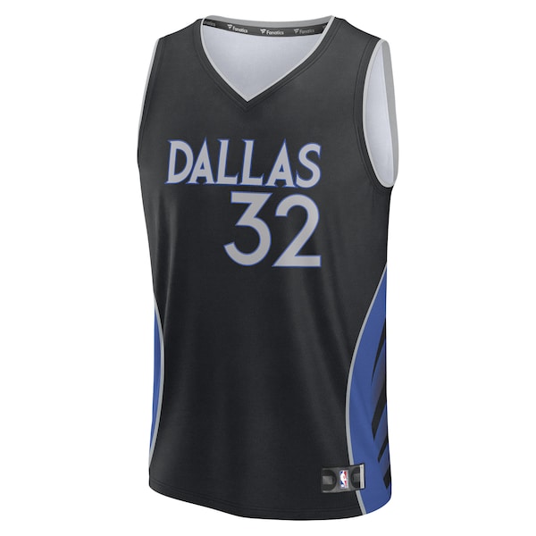 Cooper Flagg Dallas Mavericks Youth 2025/26 City Edition Fastbreak Jersey - Black - Image 2