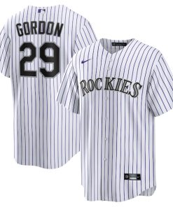 Tanner Gordon Colorado Rockies Nike Home Replica Jersey - White
