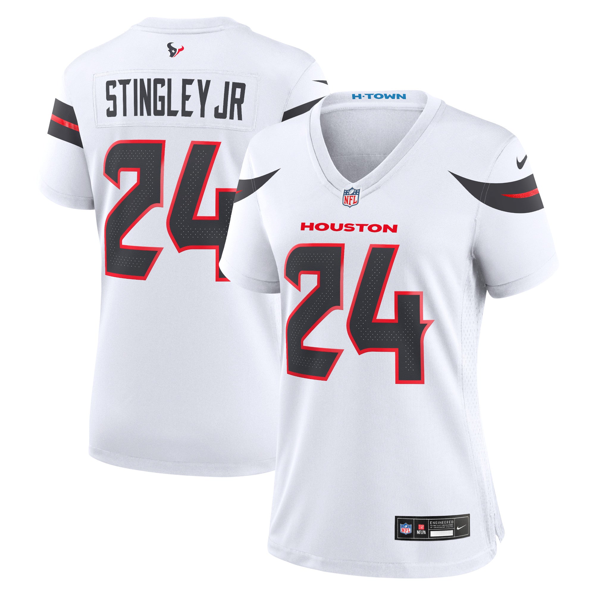 Derek Stingley Jr. Houston Texans Nike Women's Alternate Game Jersey - Red - Image 5
