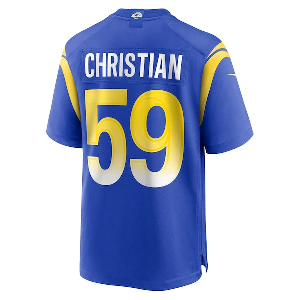 Geron Christian Los Angeles Rams Nike Team Game Jersey - Royal - Image 3