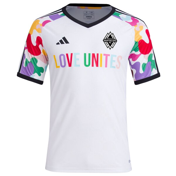 Vancouver Whitecaps FC adidas 2024 Pride Pre-Match Top - White - Image 2