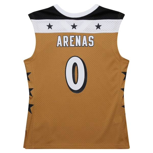 Gilbert Arenas Washington Wizards 2006/07 Hardwood Classics Swingman Jersey - Gold - Image 3