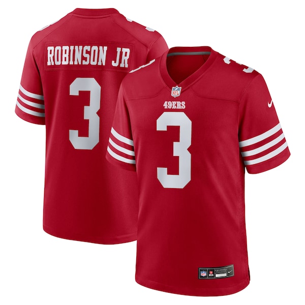 Brian Robinson Jr. San Francisco 49ers Nike Team Game Jersey - Scarlet