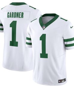 Ahmad Sauce Gardner New York Jets Nike Vapor F.U.S.E. Limited Jersey  - Legacy White/Black