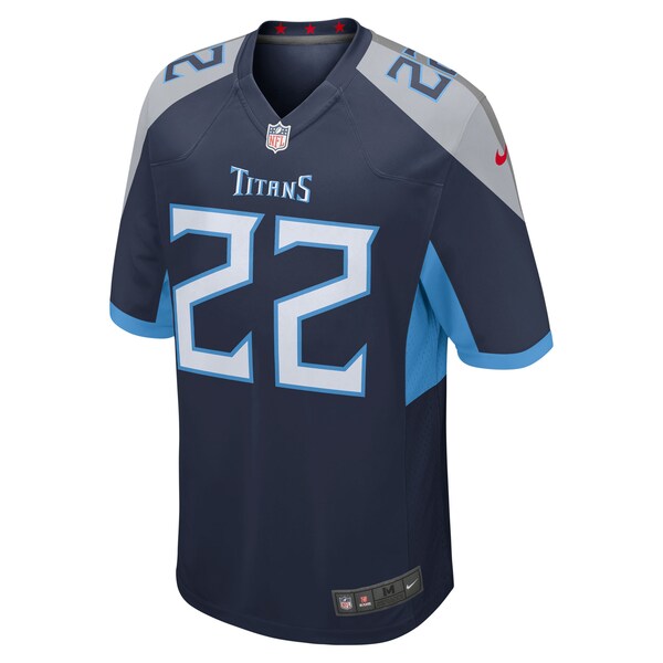 Derrick Henry Tennessee Titans Nike Youth Game Jersey - Navy/Light Blue/White - Image 4