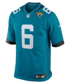Alternative view of Greg Newsome II Jacksonville Jaguars Nike Team  Game Jersey -  Teal