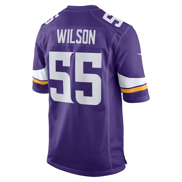Eric Wilson Minnesota Vikings Nike Team Game Jersey - Purple - Image 3