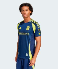 Alternative view of Nashville SC adidas 2025 The Heart Of Nashville Kit Authentic Jersey - Navy