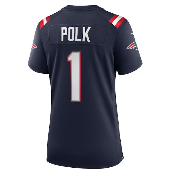 Ja'Lynn Polk New England Patriots Nike Women's Team Game Jersey - Navy - Image 3