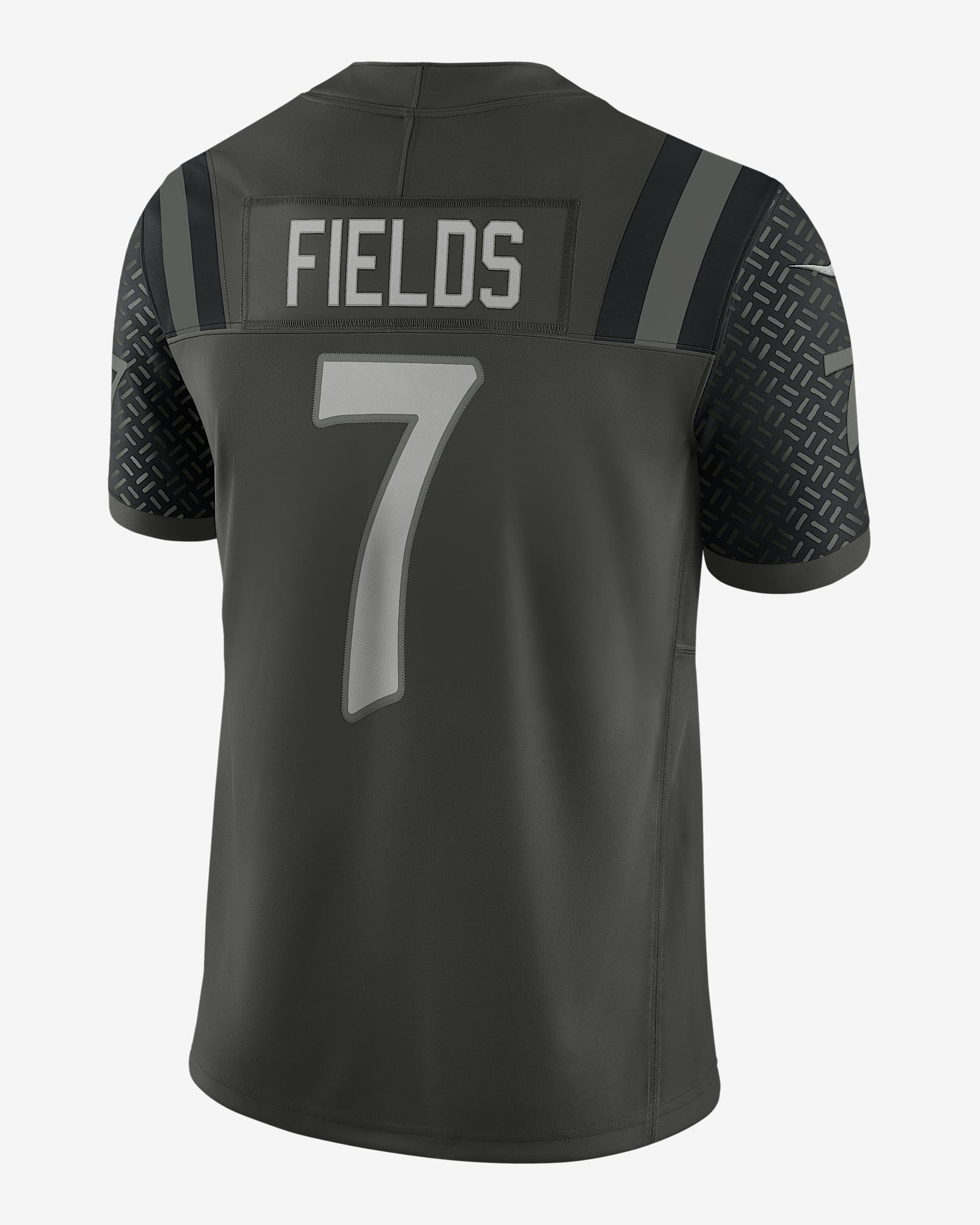 Justin Fields New York Jets Nike 2025 RIVALRIES Vapor Limited Jersey - Green - Image 3