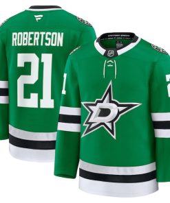 Jason Robertson Dallas Stars  Home Premium Jersey - Kelly Green/Black