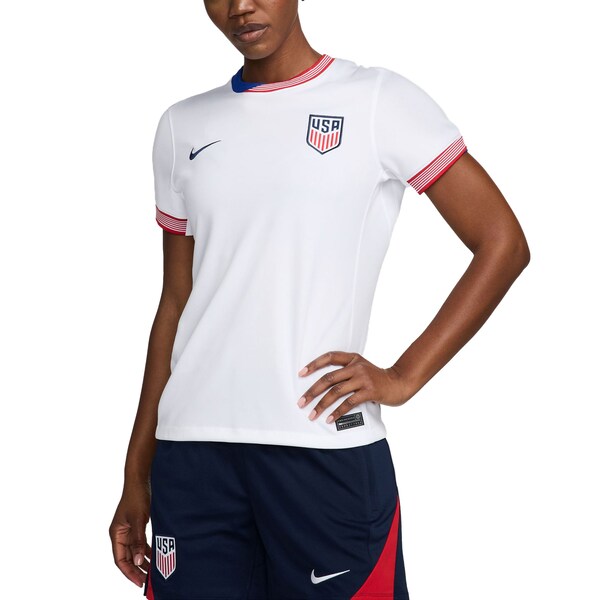 USMNT Nike Women's 2024 Home Replica Jersey - White - Image 9