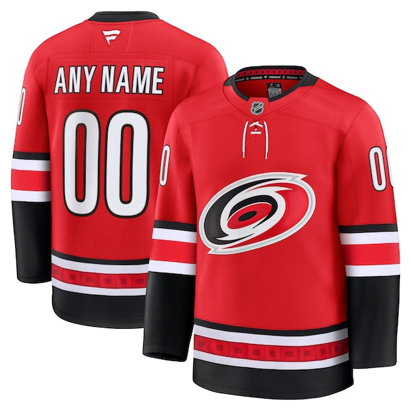 Carolina Hurricanes Alternate Premium Custom Jersey - Red/Black/White - Image 2