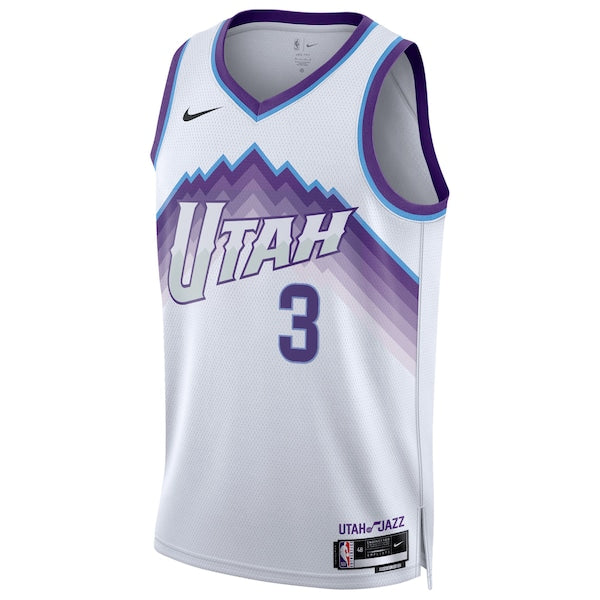 Keyonte George Utah Jazz Nike Unisex Swingman Jersey - Association Edition - White - Image 2