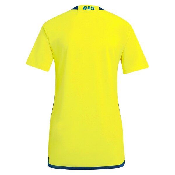Nashville SC adidas Women's 2024 The 615 Kit Replica Jersey - Yellow - Image 3