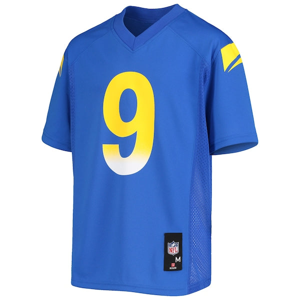 Matthew Stafford Los Angeles Rams Youth Replica Player Jersey - Royal - Image 2