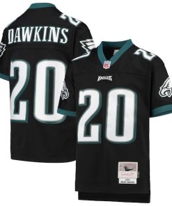 Alternative view of Brian Dawkins Philadelphia Eagles Youth 2004 Legacy Retired Player Jersey - Black/Green