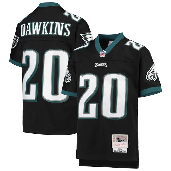 Brian Dawkins Philadelphia Eagles Youth 2004 Legacy Retired Player Jersey - Black/Green - Image 2