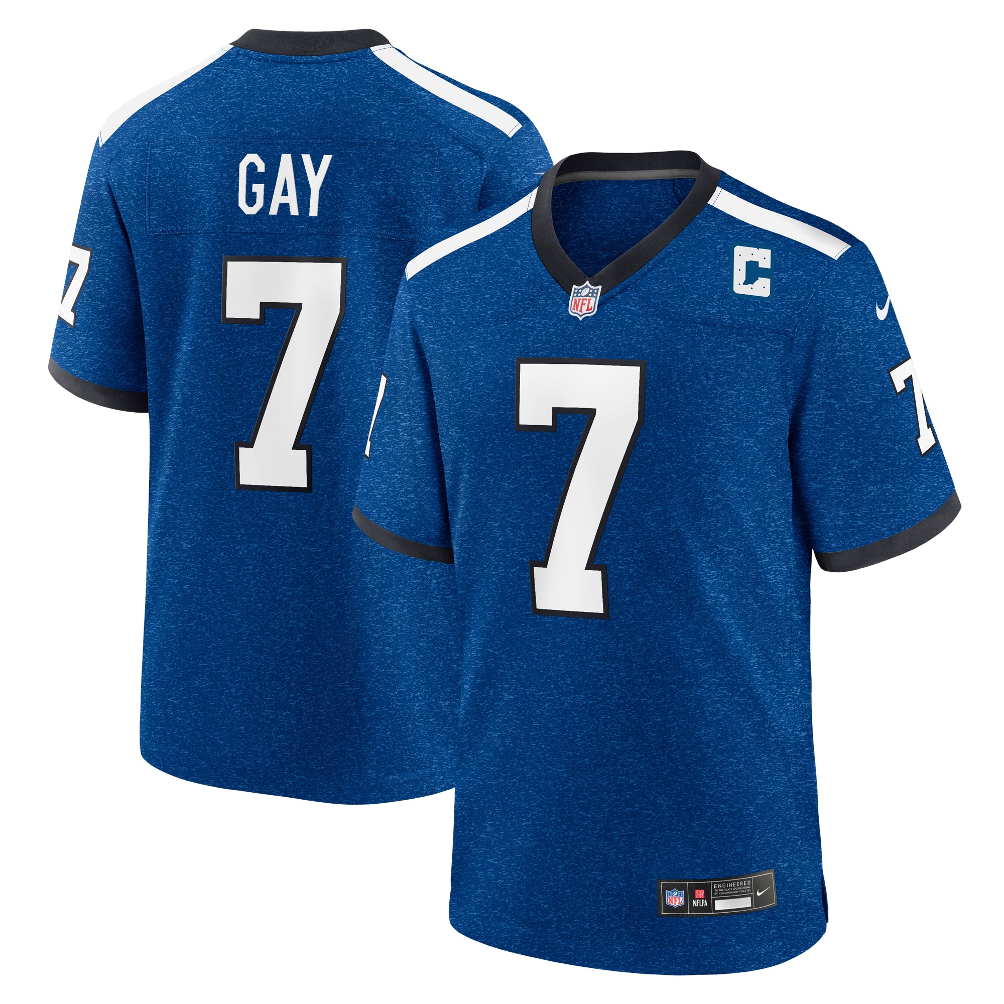 Matt Gay Indianapolis Colts Nike Team Game Jersey - Royal/Blue - Image 5