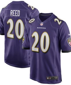 Ed Reed Baltimore Ravens Nike Game Retired Player Jersey - Purple