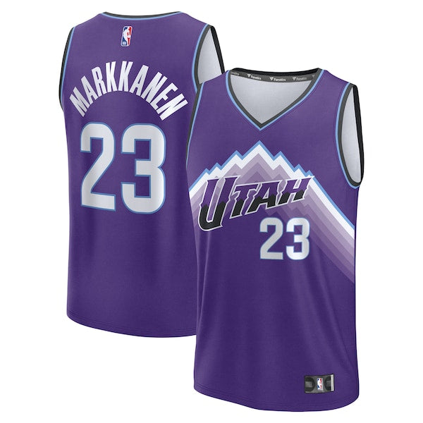 Lauri Markkanen Utah Jazz Fast Break Replica Jersey - Icon Edition - Purple