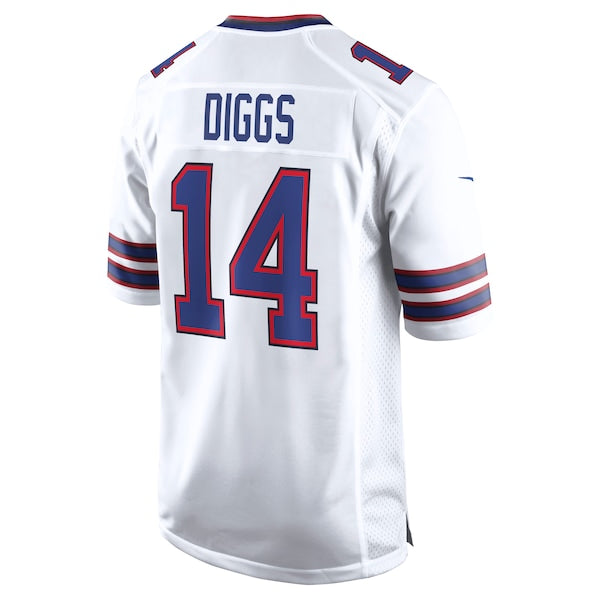 Stefon Diggs Buffalo Bills Nike Game Jersey - White/Royal - Image 4