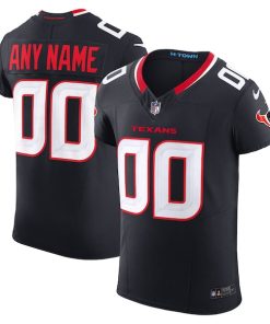 Houston Texans Nike Team Vapor F.U.S.E. Elite Custom Jersey -  Navy/Red