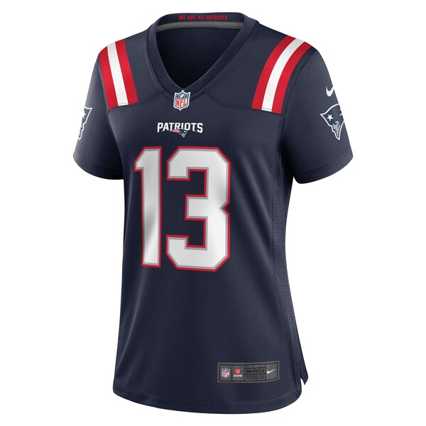 Jack Jones New England Patriots Nike Women's Game Player Jersey - Navy/White - Image 3