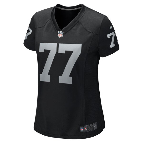 Thayer Munford Jr. Las Vegas Raiders Nike Women's Team Game Jersey - Black - Image 2