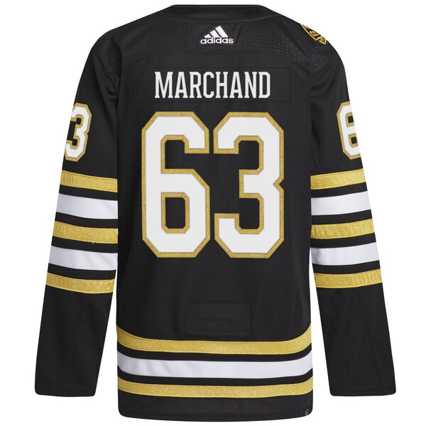 Brad Marchand Boston Bruins adidas Primegreen Authentic Player Jersey - Black/White - Image 6