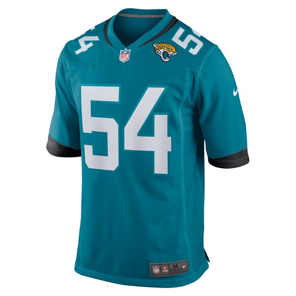 DJ Coleman Jacksonville Jaguars Nike Game Jersey - Teal - Image 2