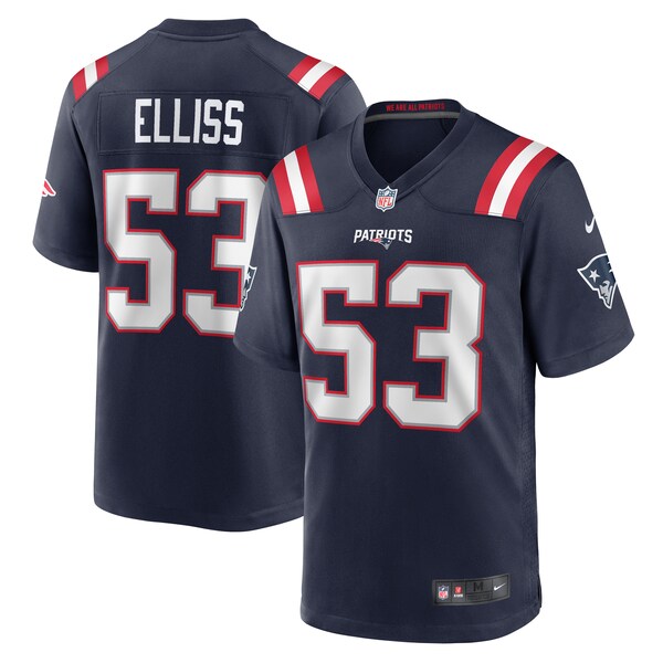 Christian Elliss New England Patriots Nike Game Jersey - Navy - Image 2