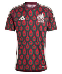 Alternative view of Mexico National Team adidas 2024 Home Replica Jersey - Burgundy