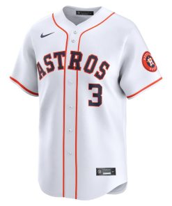 Alternative view of Jeremy Pe?a Houston Astros Nike Home Limited Player Jersey - White