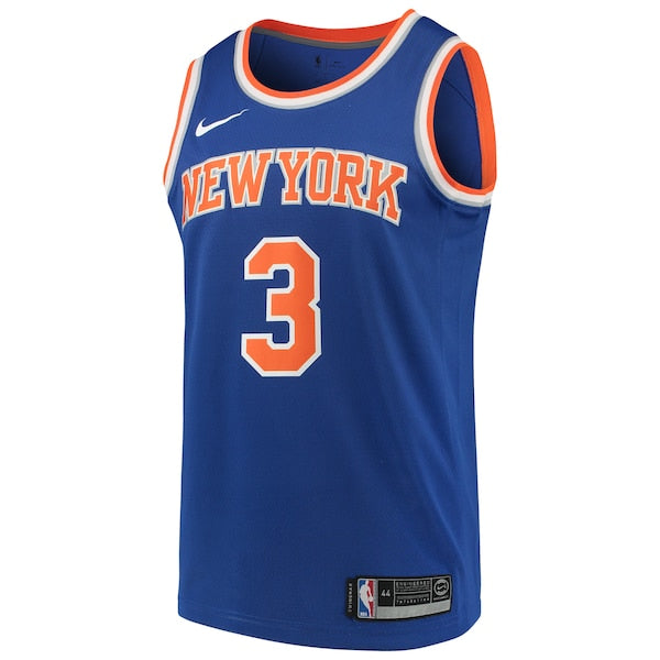 Tim Hardaway Jr. New York Knicks Nike Youth Swingman Jersey - Icon Edition - Blue - Image 2