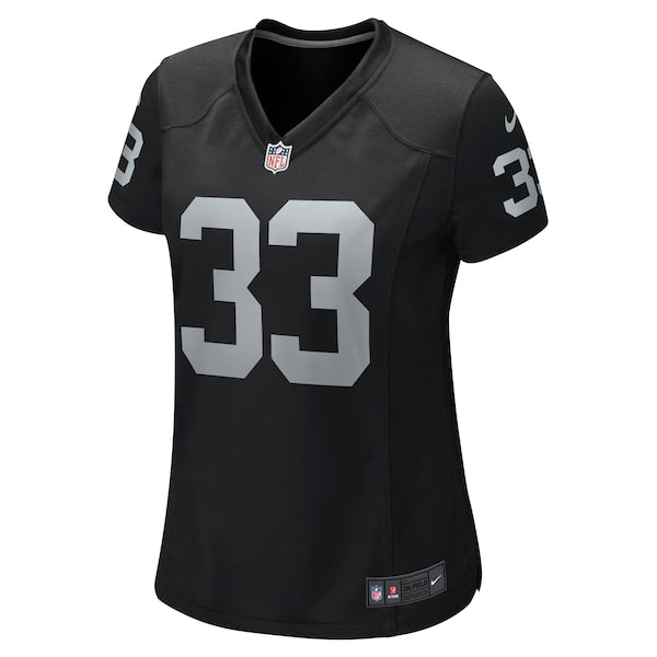 Roderic Teamer Las Vegas Raiders Nike Women's Game Jersey - Black - Image 2