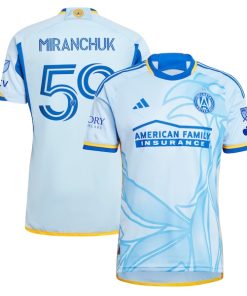 Aleksei Miranchuk Atlanta United FC adidas 2024 The Resurgens Kit Authentic Player Jersey - Light Blue