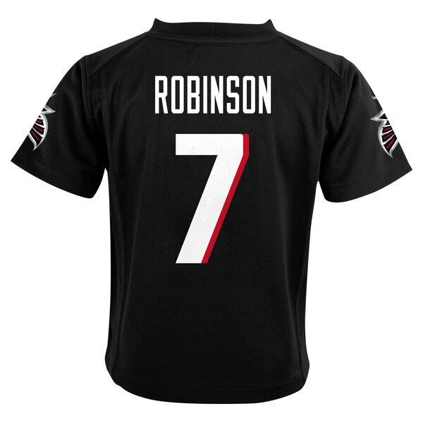 Bijan Robinson Atlanta Falcons Nike Preschool Player Game Jersey - Black - Image 3