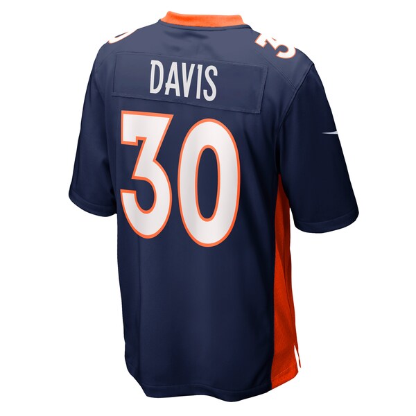 Terrell Davis Denver Broncos Nike Retired Player Jersey - Navy/Orange - Image 7