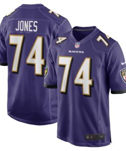 Alternative view of Josh Jones Baltimore Ravens Nike Team Game Jersey -  Purple