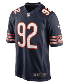 Alternative view of Daniel Hardy Chicago Bears Nike Team Game Jersey -  Navy