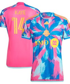 Mark-Anthony Kaye Toronto FC adidas 2024 The Energy Kit Authentic Player Jersey - Pink