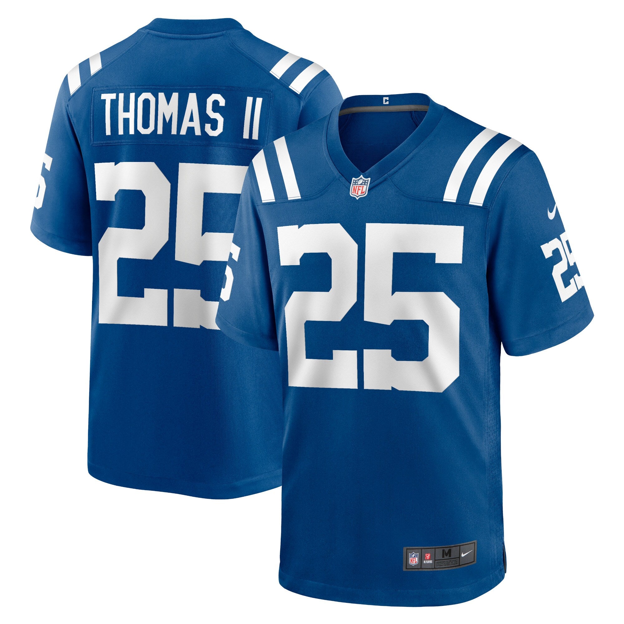 Rodney Thomas II Indianapolis Colts Nike Indiana Nights Alternate Game Jersey - Royal/Royal - Image 6